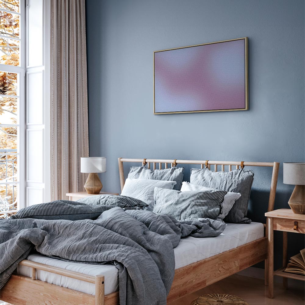 Canvas Print with Complex Gradient in Nostalgic Colors