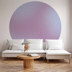 Nostalgic Gradient Abstract Round Wall Mural