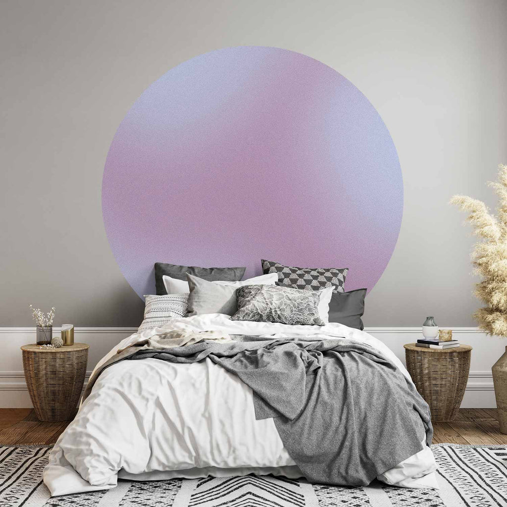 Nostalgic Gradient Abstract Round Wall Mural