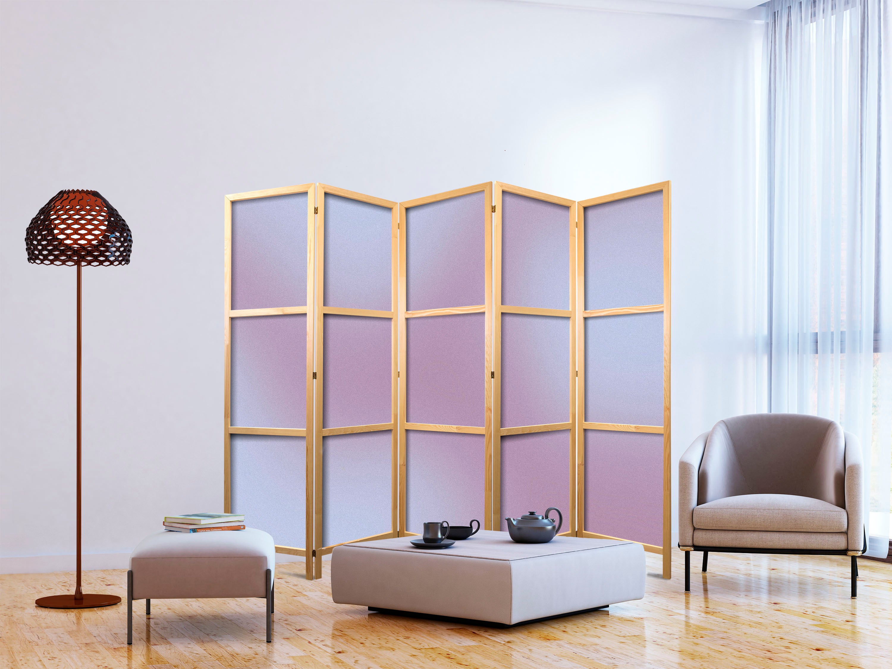 Japanese Room Divider - Complex Gradient