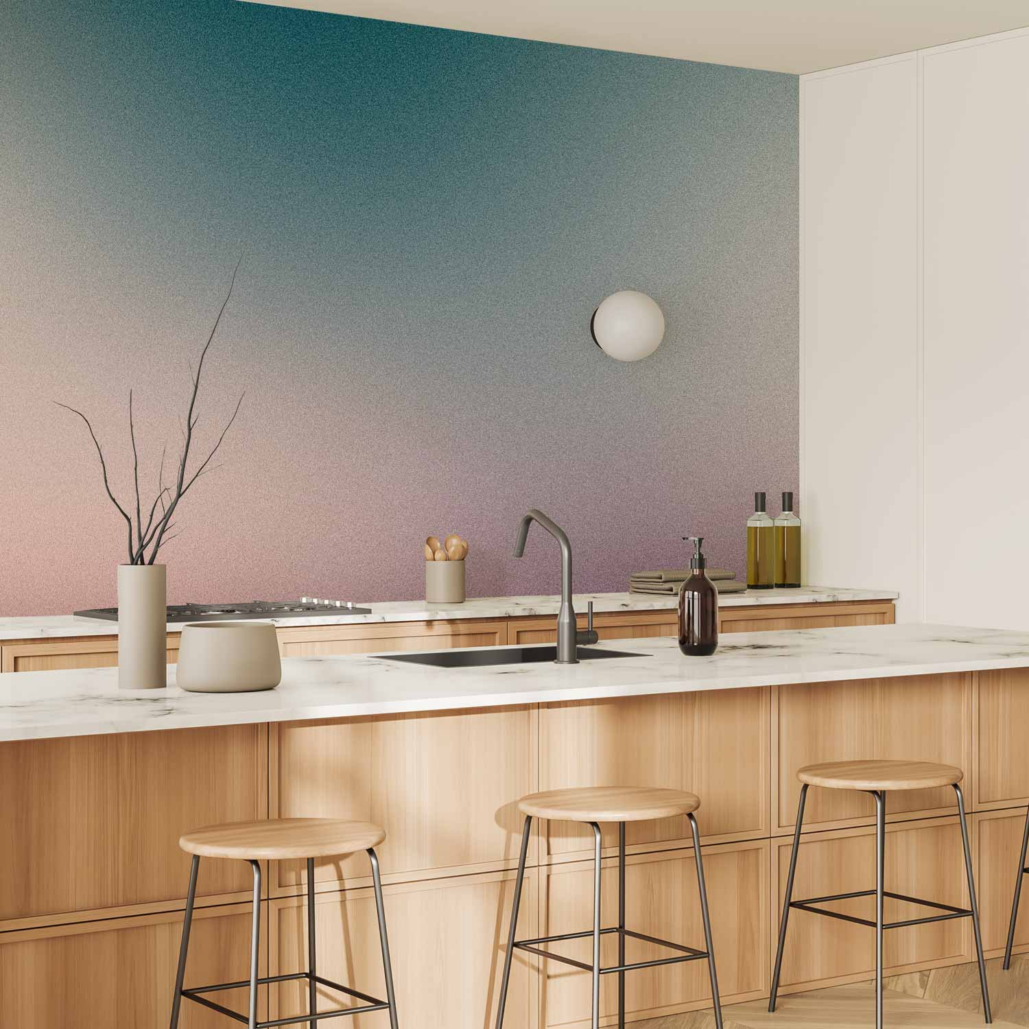 Nostalgic Gradient Abstract Wall Mural
