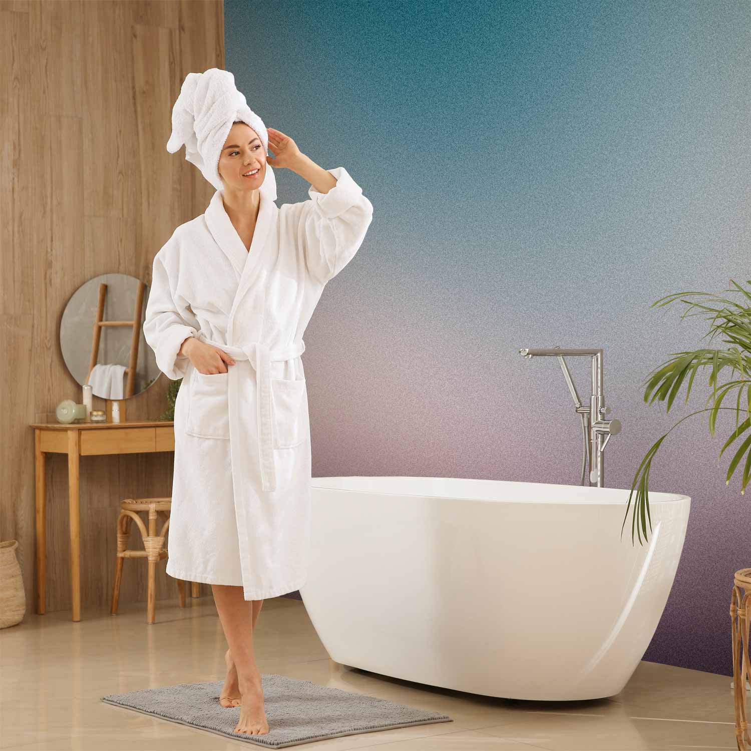 Nostalgic Gradient Abstract Wall Mural