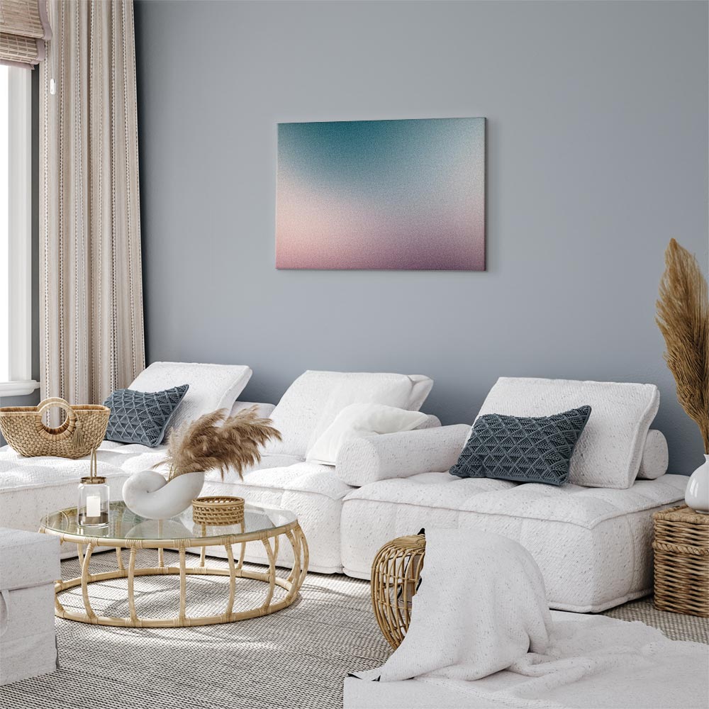 Canvas Print Nostalgic Gradient in Subdued Colors