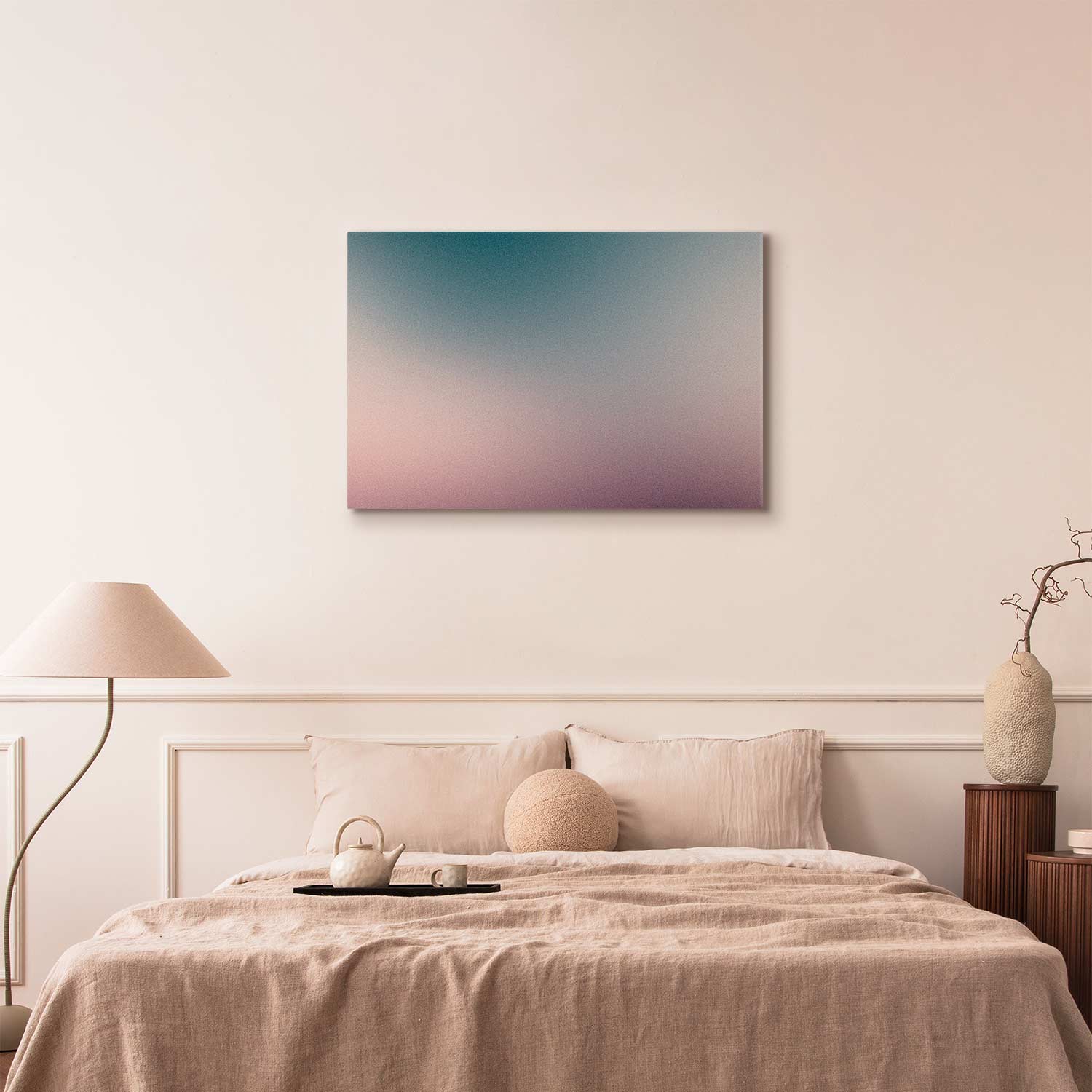 Nostalgic Gradient Abstract Canvas Print