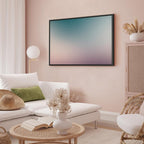 Canvas Print Nostalgic Gradient in Subdued Colors