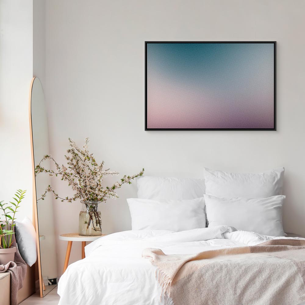 Canvas Print Nostalgic Gradient in Subdued Colors