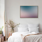 Canvas Print Nostalgic Gradient in Subdued Colors