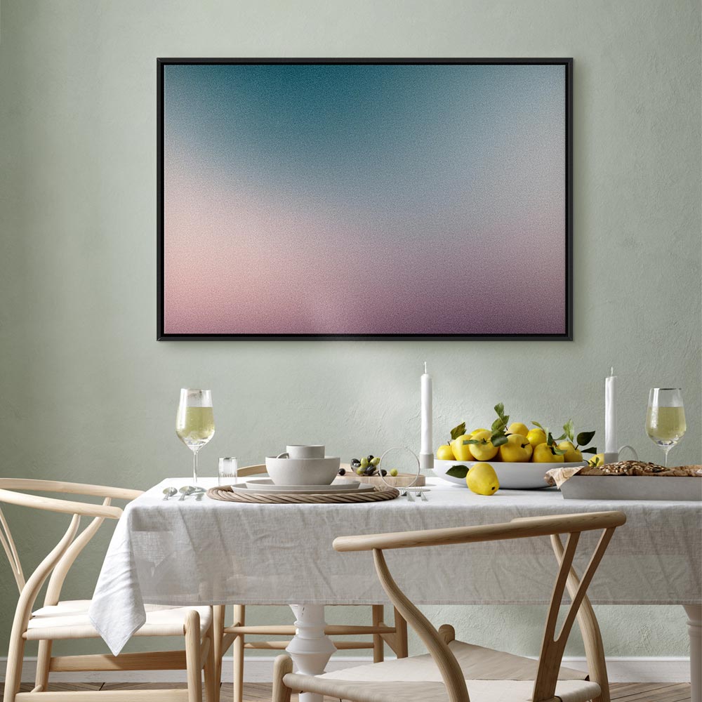 Canvas Print Nostalgic Gradient in Subdued Colors