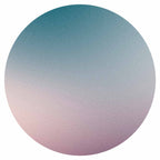 Muted Gradient Abstract Round Wall Mural