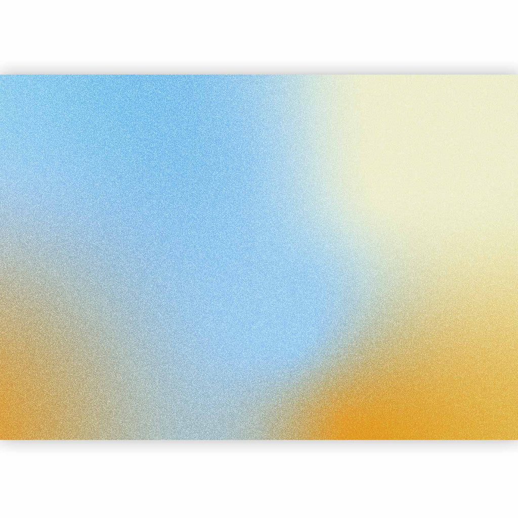 Wandbild mit dynamischem Farbverlauf in leuchtenden Farben