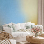 Wandbild mit dynamischem Farbverlauf in leuchtenden Farben