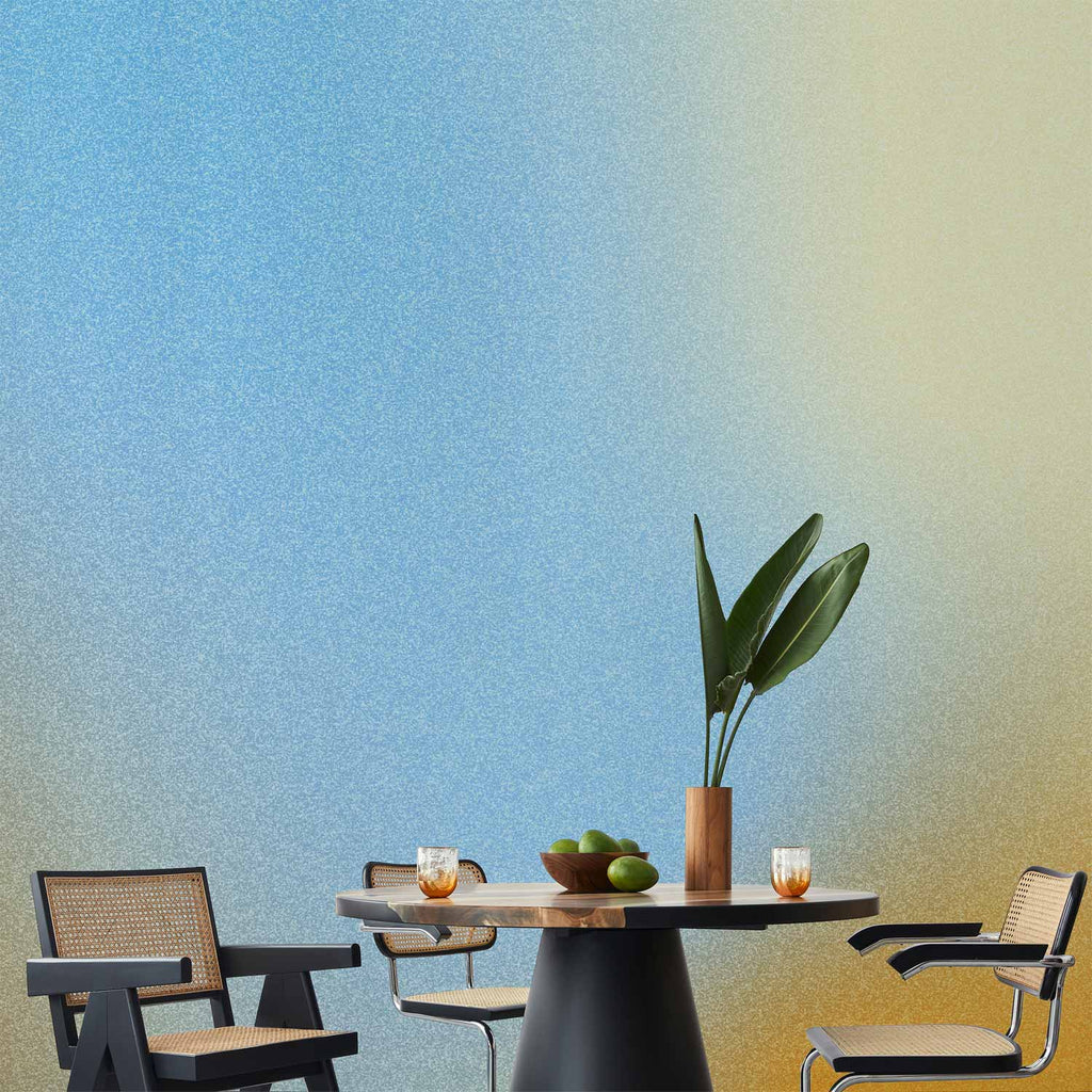 Wandbild mit dynamischem Farbverlauf in leuchtenden Farben