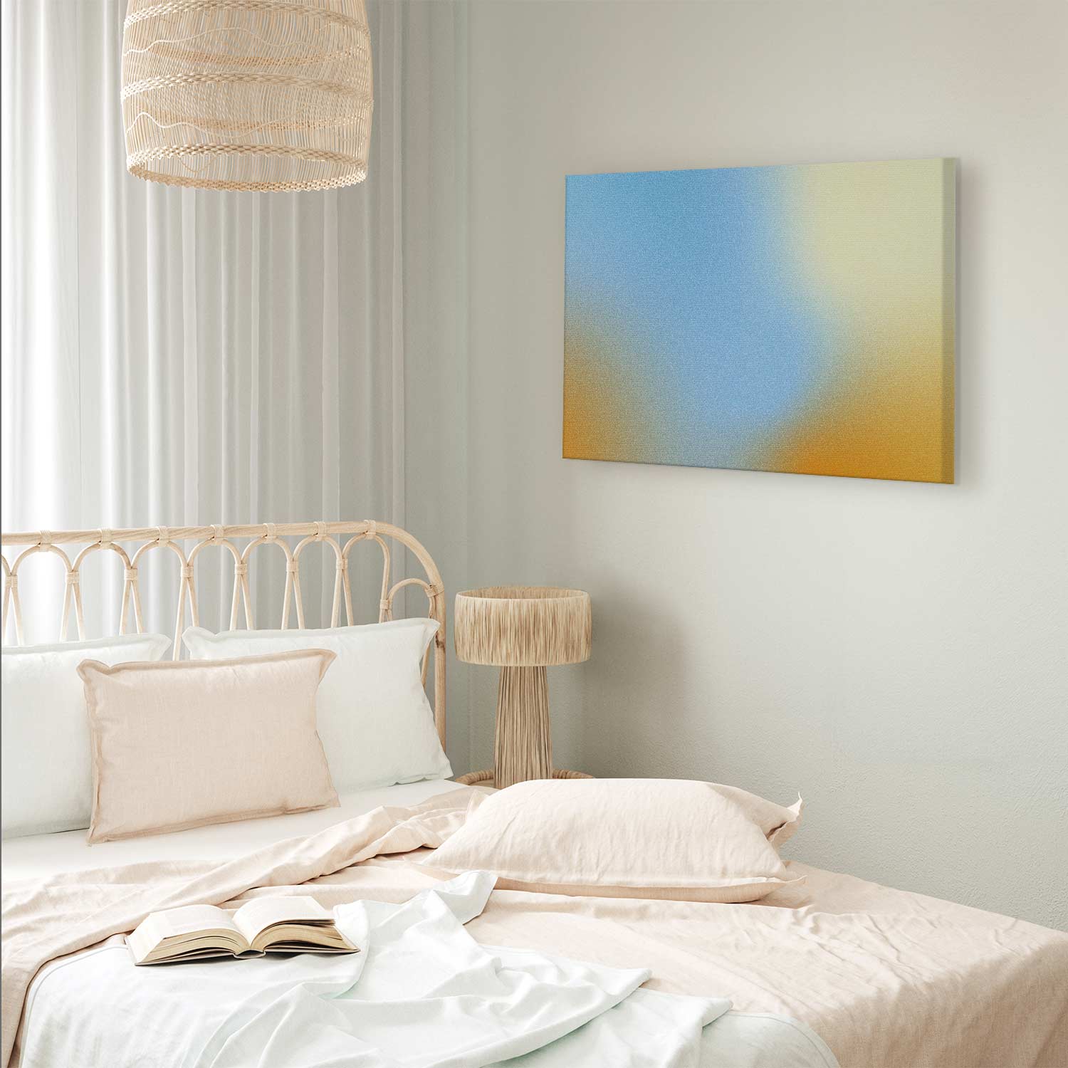 Vibrant Gradient Abstract Canvas Print