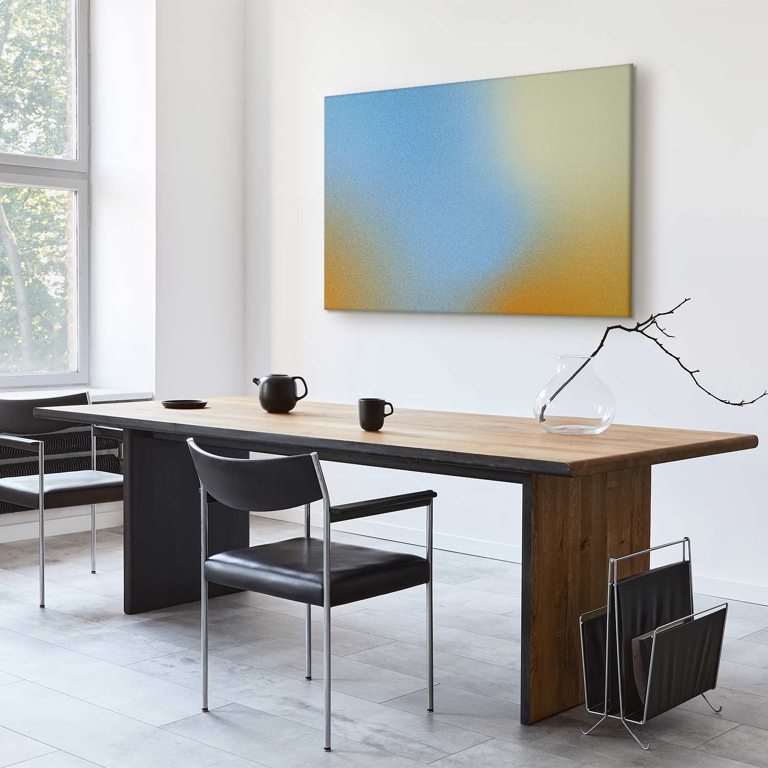 Vibrant Gradient Abstract Canvas Print