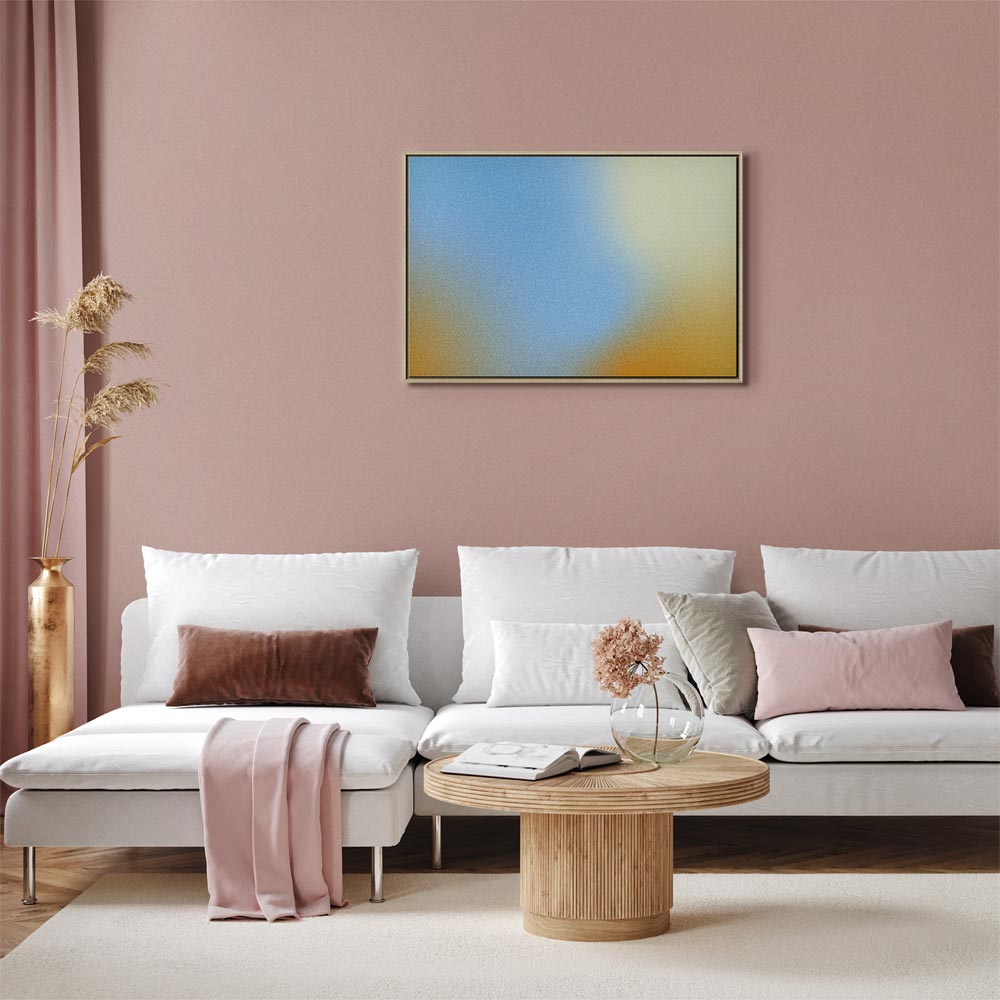 Canvas Print Energetic Gradient - Vibrant Colors