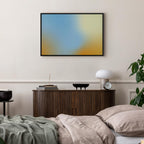 Canvas Print Energetic Gradient - Vibrant Colors