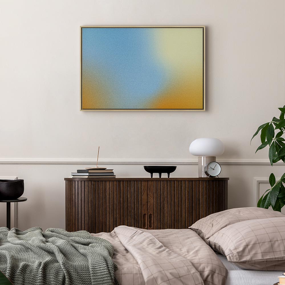 Canvas Print Energetic Gradient - Vibrant Colors