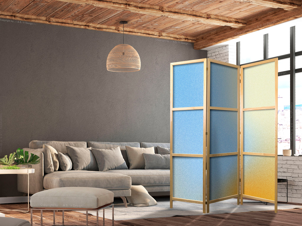 Japanese Room Divider in Energetic Gradient