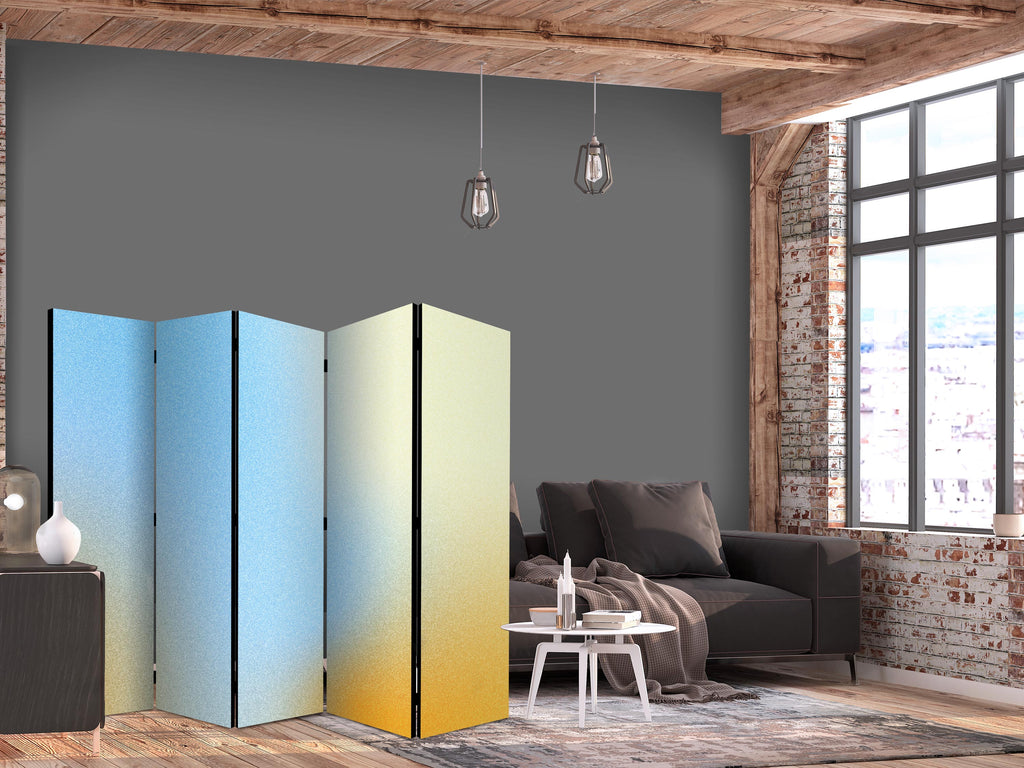 Room Divider - Energetic Gradient, Vibrant Colors