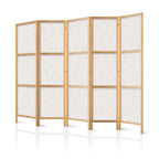Room Divider Japanese Star Map: Delicate Constellations in Warm Shades