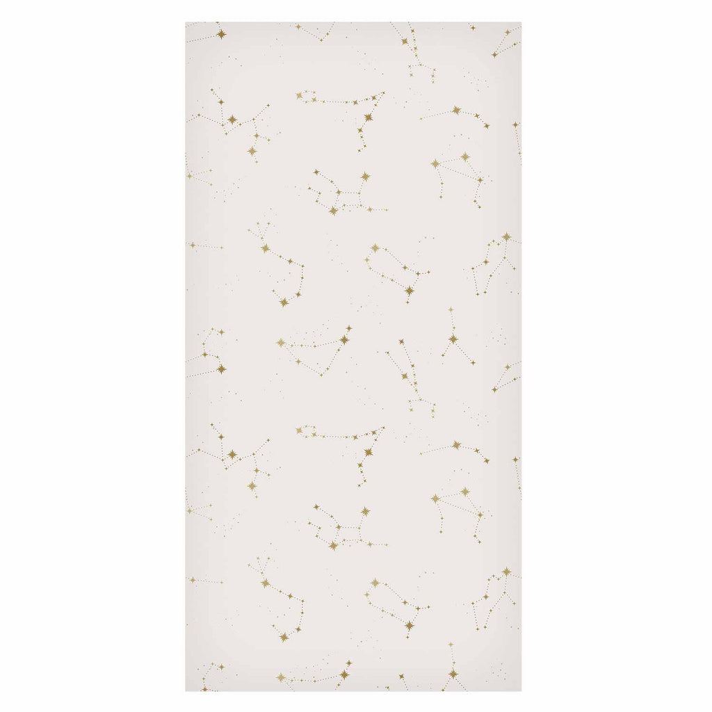 Star Map Delicate Constellations Warm Shades Wallpaper