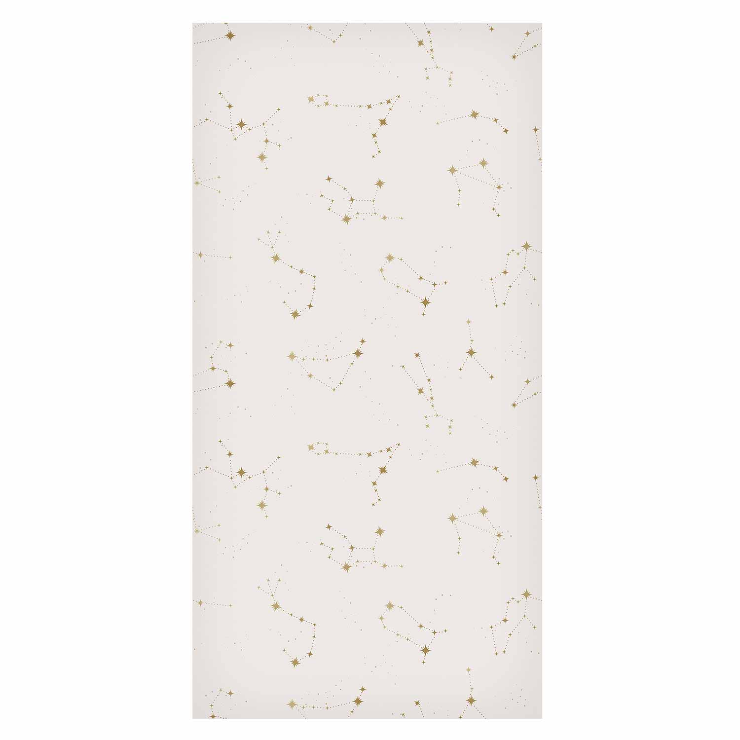 Star Map Delicate Constellations Warm Shades Wallpaper