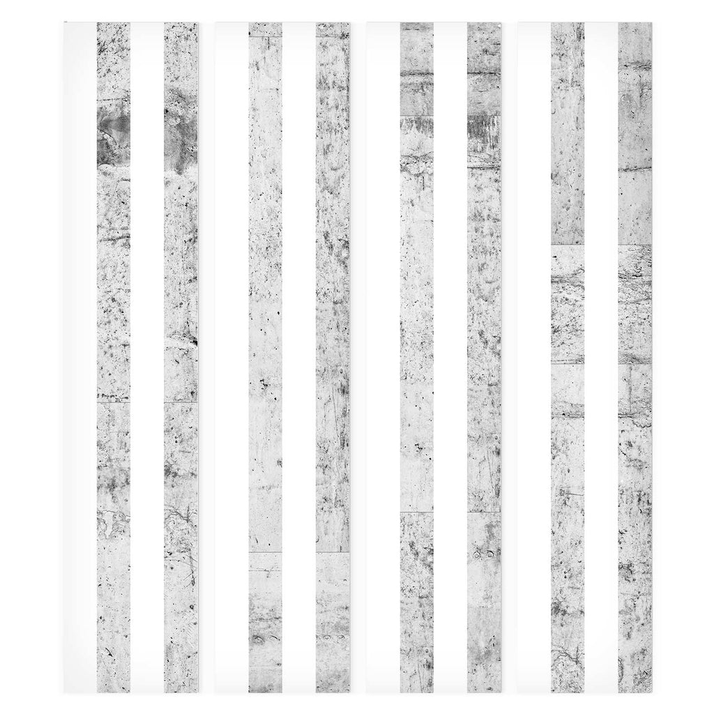 Grey Concrete Stripe Texture Wallpaper