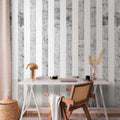 Grey Concrete Stripe Texture Wallpaper