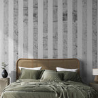 Grey Concrete Stripe Texture Wallpaper