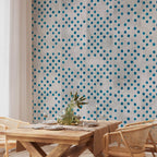 Colorful Polka Dots Concrete Texture Wallpaper