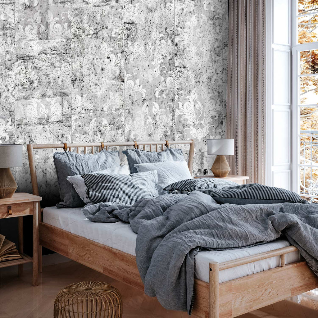 Urban Concrete Ornament Texture Wallpaper