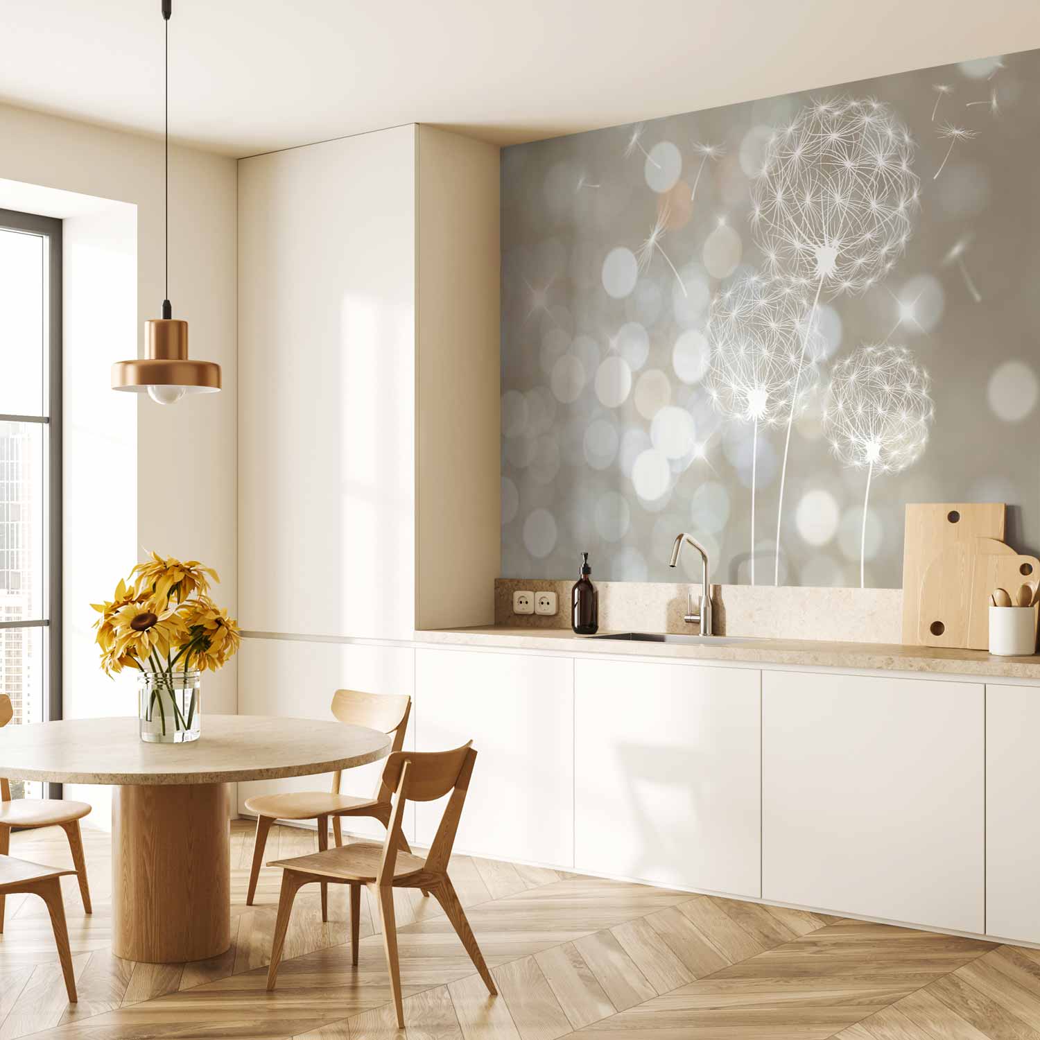 Dandelion Flower Nature Wall Mural