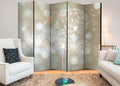 Dandelion Shine Floral 5-Panel Room Divider