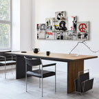 Banksy Street Art Graffiti Multicolor Canvas Print