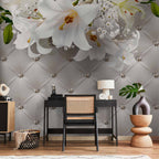 Elegant Princess Lilies Diamonds Wall Mural