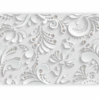 3D Crystal Flowers Floral Wall Mural