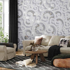 Abstract Floral Glamour Wall Mural