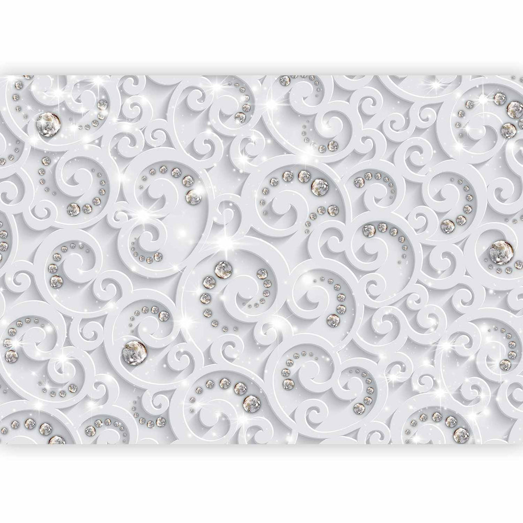 Abstract Floral Glamour Wall Mural