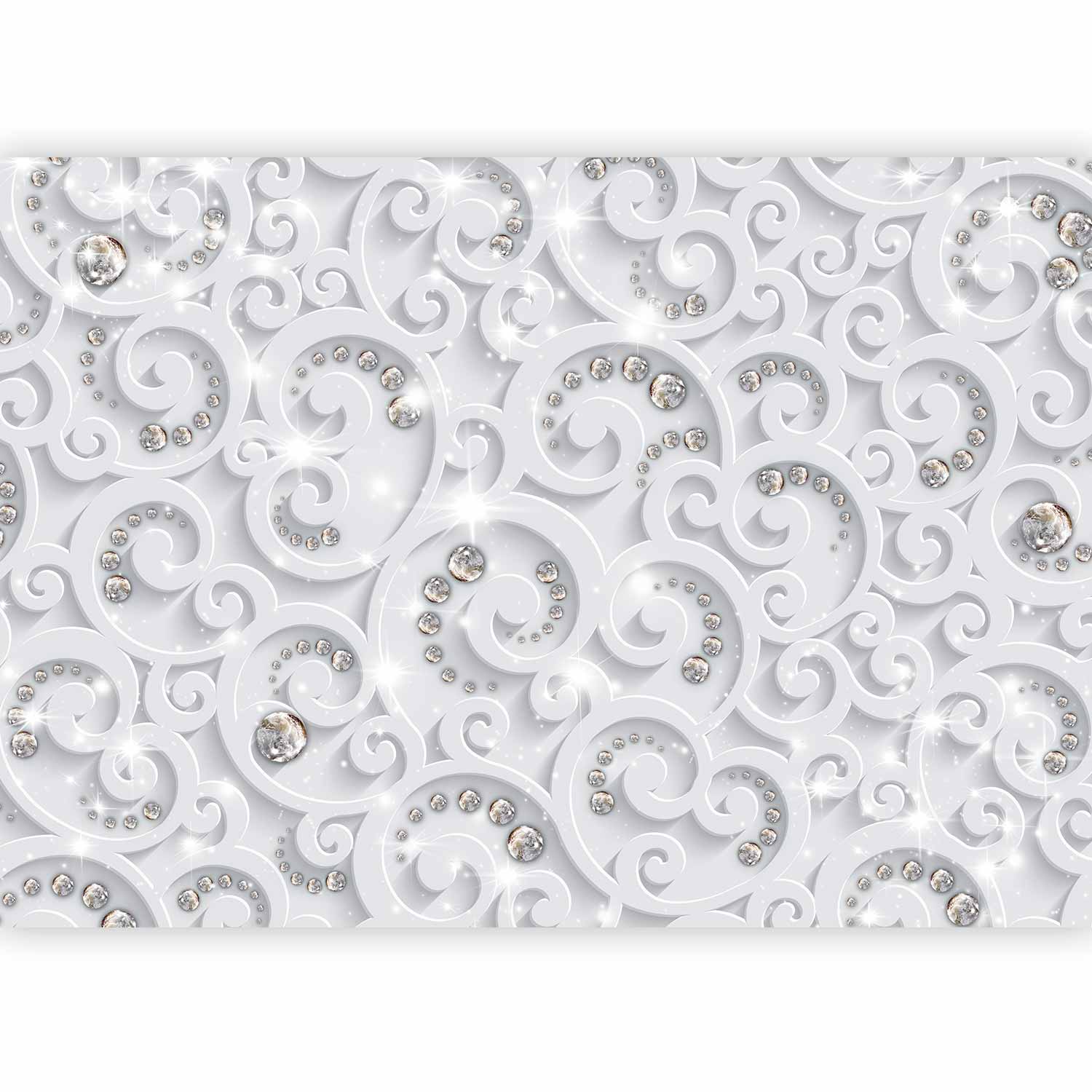 Abstract Floral Glamour Wall Mural