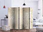 Abstract Floral Ornaments 5-Panel Room Divider