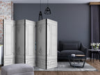 Palatial Grey Ornament 5-Panel Room Divider