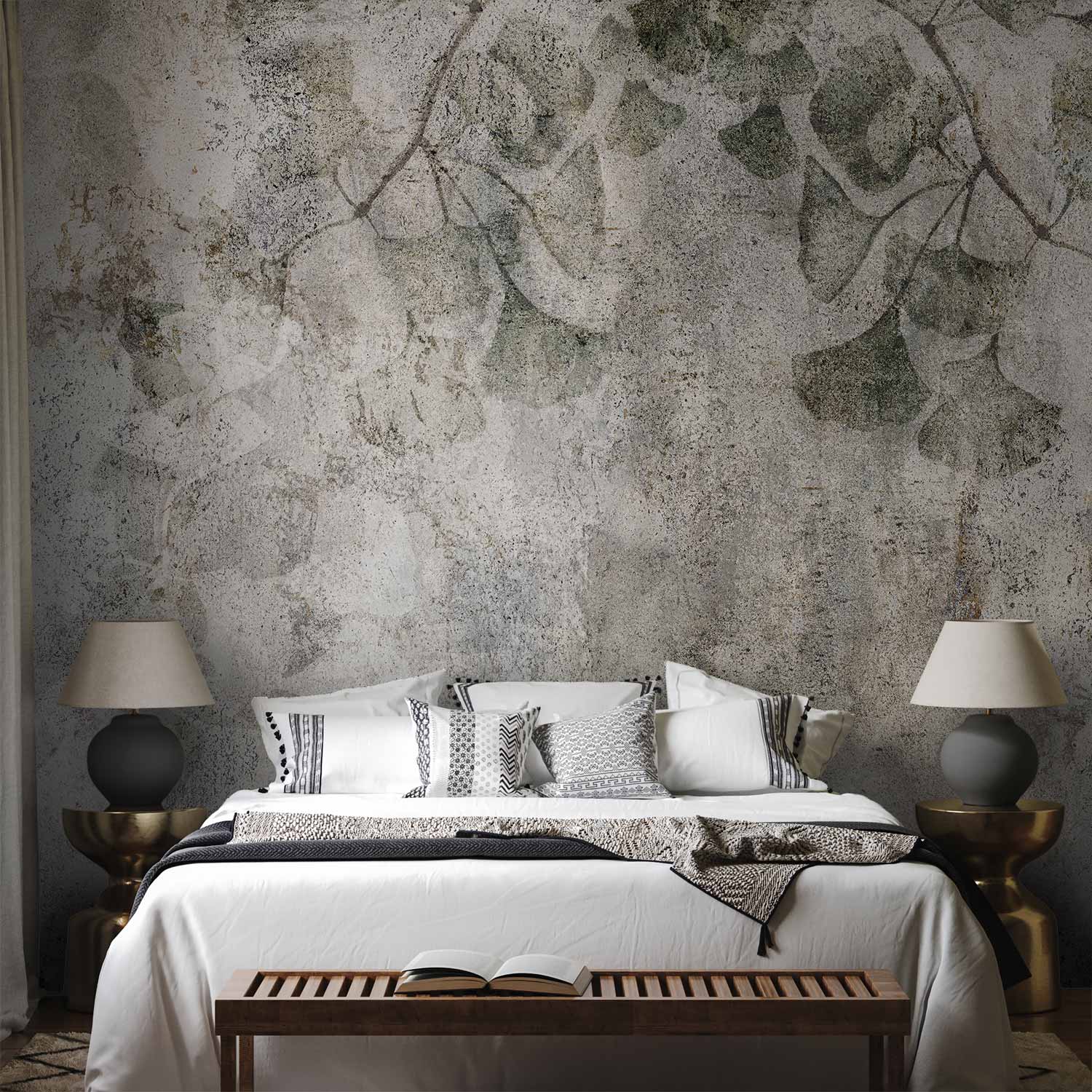 Jurassic Ginkgo Vintage Wall Mural