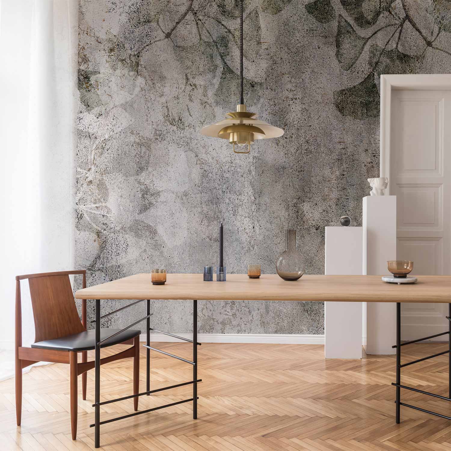 Jurassic Ginkgo Vintage Wall Mural