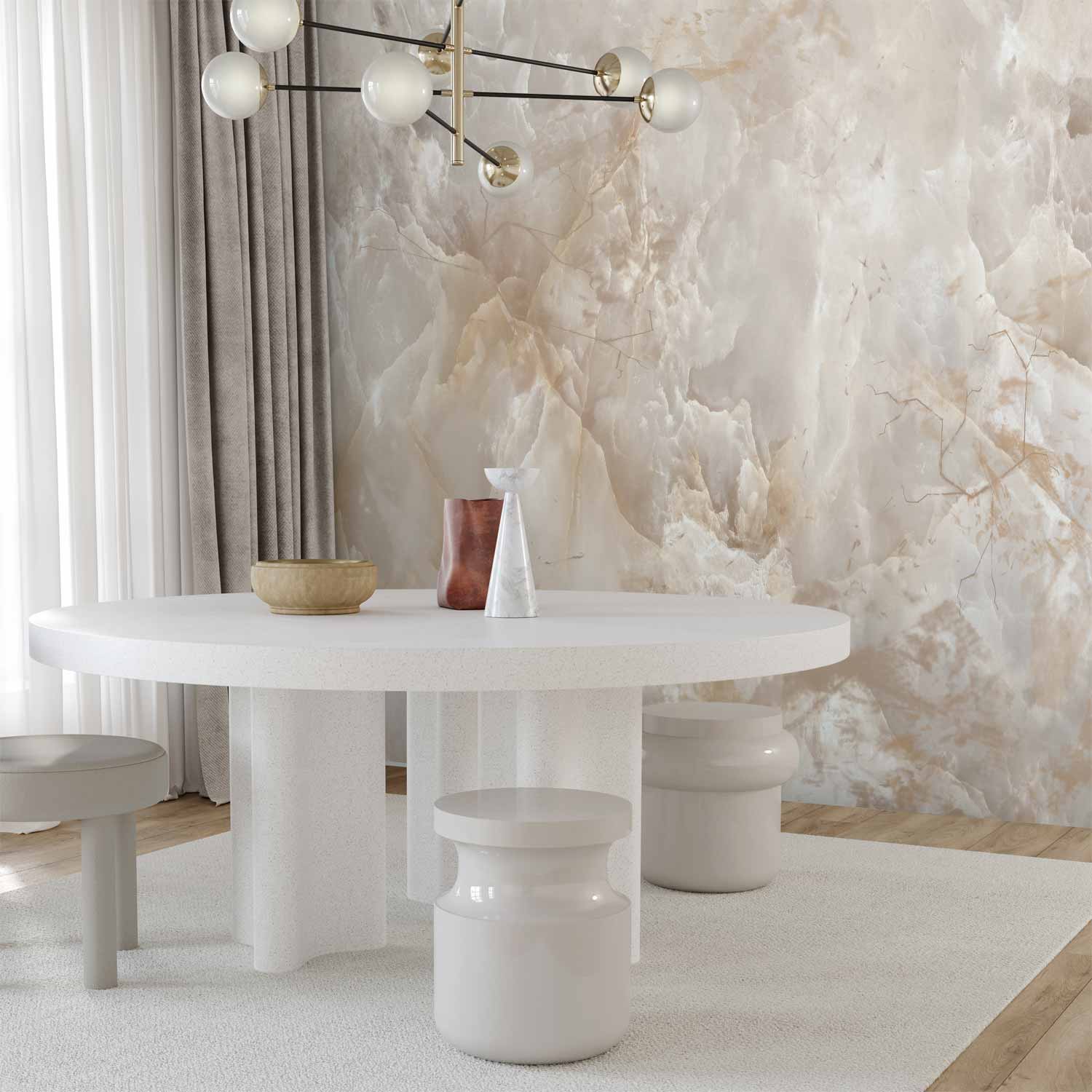 Toned Marble Texture Wall Mural