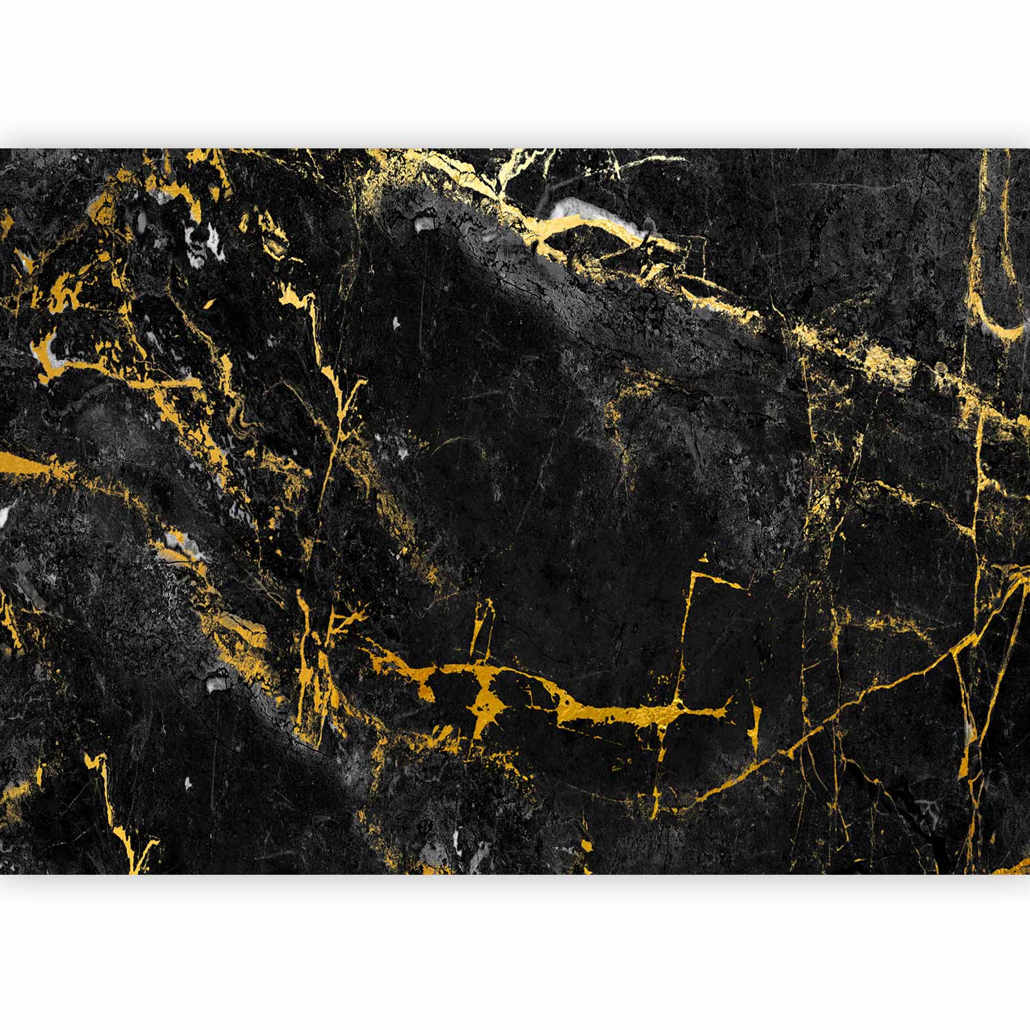 Black Marble Texture Modern Wall Mural