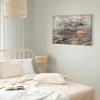 Connected Clouds Abstract Sky Canvas Print