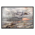 Connected Clouds Abstract Sky Canvas Print