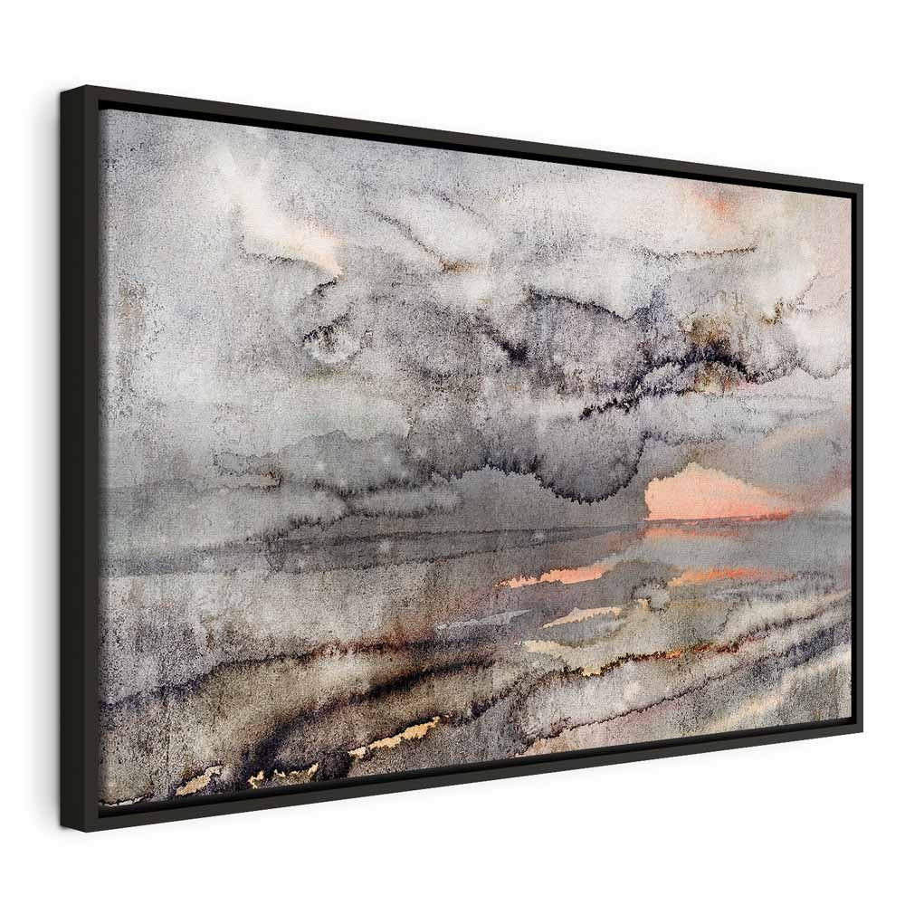 Connected Clouds Abstract Sky Canvas Print