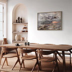 Connected Clouds Abstract Sky Canvas Print