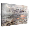 Connected Clouds Abstract Sky Canvas Print